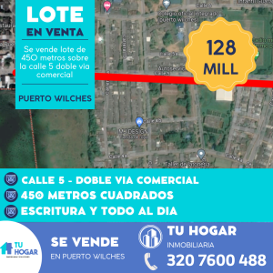 LOTES EN PUERTO WILCHES